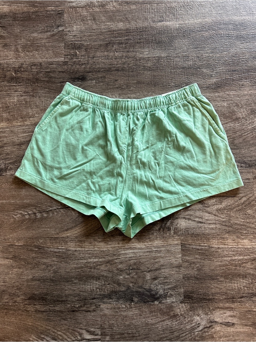 American Eagle Outfitters Mint Green Cotton Lounge Shorts